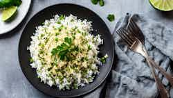 Vegan Coconut Lime Rice With Cilantro