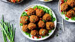 Vegan Rendang Meatballs