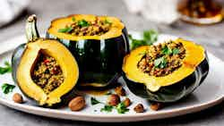 Vegan Stuffed Acorn Squash