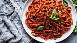 Vegan Sun-dried Tomato Pesto Pasta