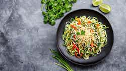 Vegan Zucchini Noodle Pad Thai