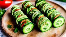 Vegetarian Cucumber Avocado Rolls