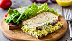 Vegetarian Egg Salad Sandwich