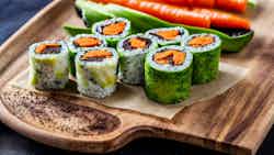 Veggie Vegemite Sushi Rolls