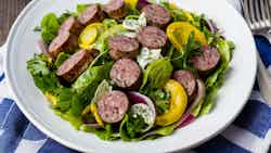 Viennese Sausage Salad (wiener Wurstsalat)
