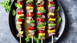 Welsh Lamb And Mint Kebabs