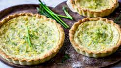 Welsh Leek And Caerphilly Tart