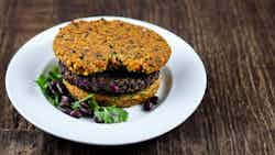 Wheat-free Black Bean Burger