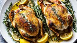 Wheat-free Lemon Garlic Roasted Chicken