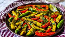 Xaak Bhaja (assamese Style Mixed Vegetable Fry)