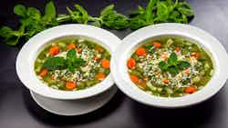 Yummy Kymyz Soup with Mint (Кымызный суп с мятой)