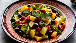 Zaalouk (moroccan Orange And Olive Salad)