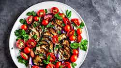 Zaalouk (roasted Eggplant And Tomato Salad)