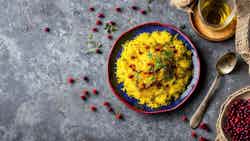 Zereshk Polo (persian Saffron Rice With Barberries)