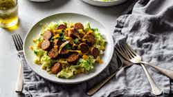 Zesty Cabbage And Sausage Skillet