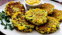 Zesty Zucchini And Corn Fritters