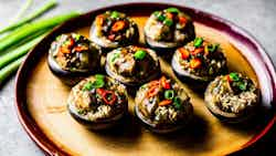 Zheng Dou Fu Gu (steamed Stuffed Mushrooms)