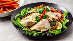 Zheng Ji (steamed Chicken With Chinese Herbs)
