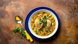 Zuppa Di Pollo Allo Zafferano Sammarinese (san Marino Saffron Chicken Soup)