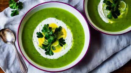 Ab Doogh Khiar (persian Yogurt And Cucumber Soup)