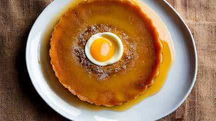 Almond And Honey Flan
