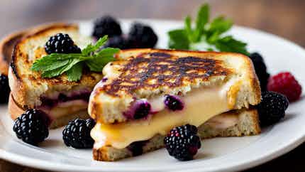 Baden Blackberry and Brie Grilled Cheese Sandwich (Badischer Brombeer-Brie-Grilled-Cheese-Sandwich)