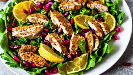 Bahraini Spiced Chicken Salad With Citrus Dressing