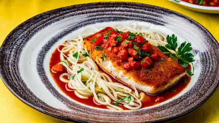 Baked Red Snapper With Creole Sauce