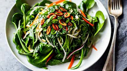Balinese Water Spinach Salad (lawar Kangkung)