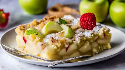 Baltic Apple Pudding (Baltijos obuolių pudingas)