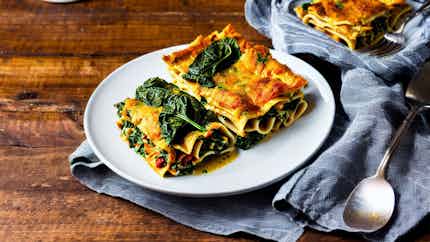 Basotho-style Chicken And Spinach Lasagna