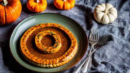 Basque Sausage With Pumpkin (basque Autumnal Feast: Txistorra Con Calabaza)