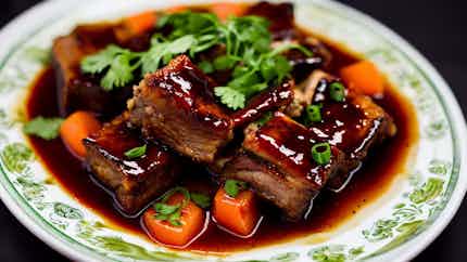 Beijing Style Braised Pork Spare Ribs (红烧排骨)