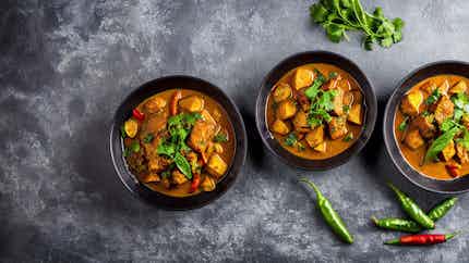 Bhutanese Spicy Potato And Pork Curry (kharang Phagsha)
