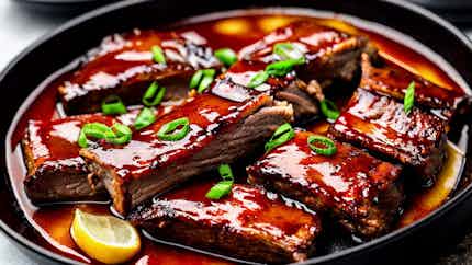 Braised Pork Ribs with Soy Sauce (红烧排骨)
