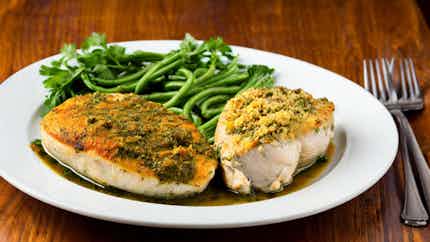 Callaloo And Crab Stuffed Chicken Breast