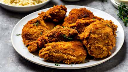 Cameroonian Style Fried Chicken (Poulet Braisé)