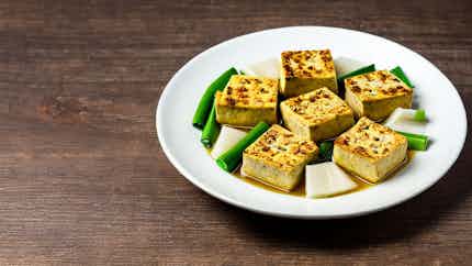 Chao Dou Fu (stuffed Tofu Puffs)