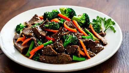 Chao Niu He (stir-fried Beef With Broccoli)