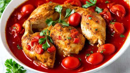 Chicken In Tomato Sauce (exotic Ibihaza)