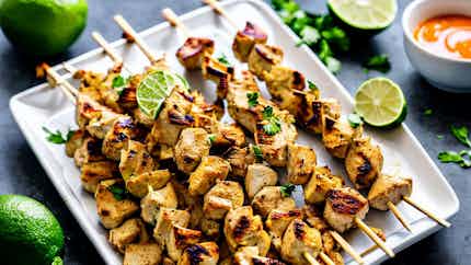 Coconut And Lime Chicken Skewers