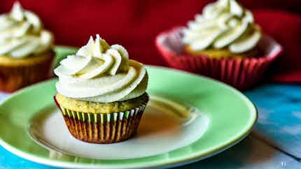 Coconut Lime Cupcakes With Rum Frosting
