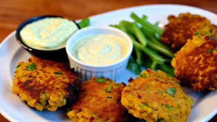 Conch Fritters With Spicy Lime Aioli (conch Fritters With Spicy Lime Aioli)