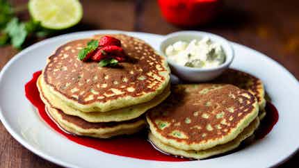 Cottage Cheese Pancakes (chhena Gaja Jhili Puli Pitha)
