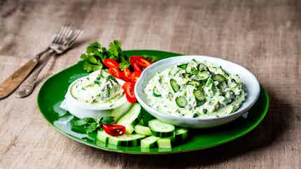 Creamy Yogurt and Cucumber Salad (Mast-o-Khiar)