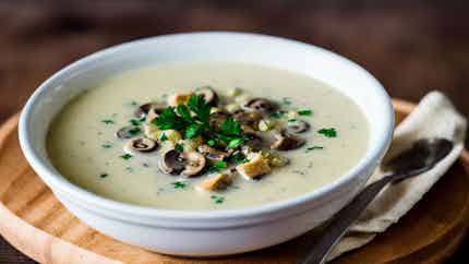 Cremige Pilzsuppe (creamy Mushroom Soup)