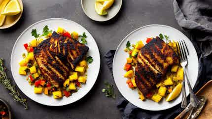 Creole-style Blackened Fish With Mango Salsa