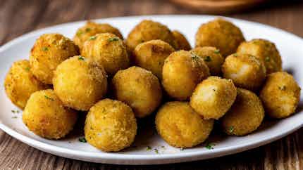 Crispy Fried Potato Balls (Küfta)