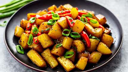 Crispy Honey Chilli Potatoes