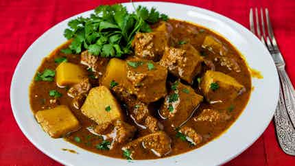Curry Goat Curry-oke